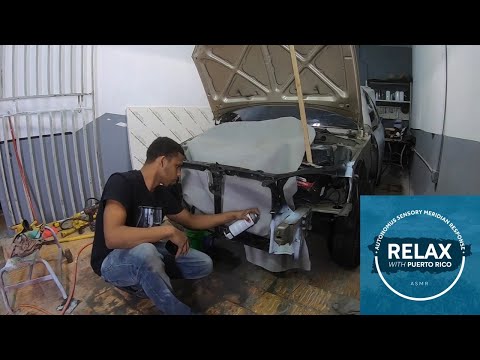 Metal Paint Work | Spray Can Technique | Relaxing No Talking ASMR