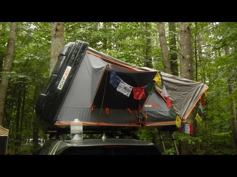 ASMR pov you're falling asleep inside a tent while it rains outside