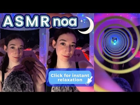 Clicky Sounds, Affirmation, Whispering+ | #asmr to help you fall asleep 💕| 4 hours | live #145