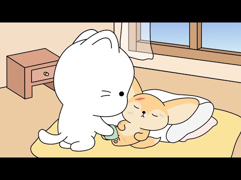 treating an injured fennec fox | ASMR animation