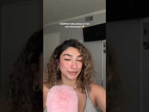 ASMRtist falls asleep in her own livestream