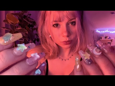 ASMR | Nail on nail tapping 💅🏽💜🌙✨ | candymindedASMR