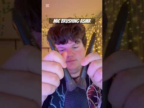 Mic Brushing ASMR #asmrcommunity #satisfying