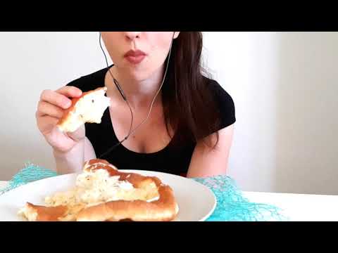 ASMR | Eating Garlic Bread With Mayo And Cheese | Crispy Eating Sounds | No Talking | Lady M. ASMR