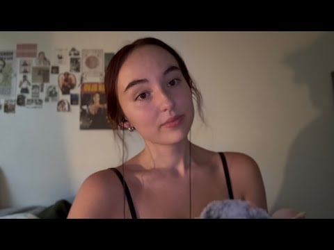 asmr comforting you & positive affirmations ☁️ close whisper, fluffy mic