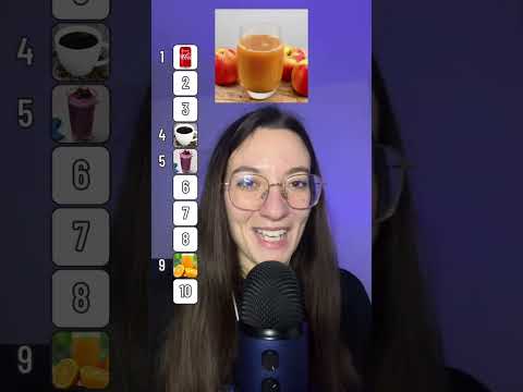 Classifica bevande🫠 #asmr #asmrita #classifiche #videoasmr #whispering #tingles