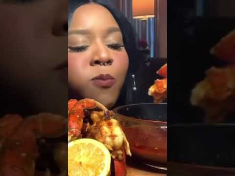 ASMR | LOBSTER MUKBANG #asmr #mukbang