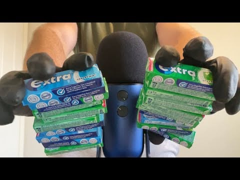 Seriously Tingly Mouth Sounds with Chewing Gum (Mukbang) ASMR