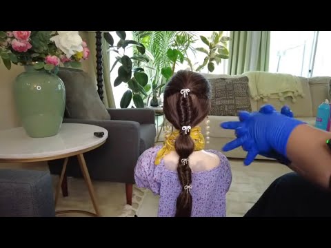 HAIRSTYLE 🎀  | ASMR | PERFECTIONIST HAIR FIXING HAIR ADJUSTMENT FINISHING TAOUCHES W/ ACCESORIES 🎀