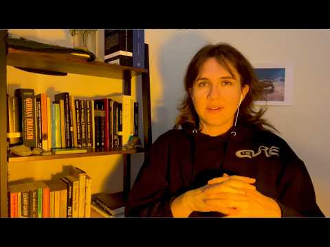 Bookshelf Tour for the mind (Calm ASMR with music)