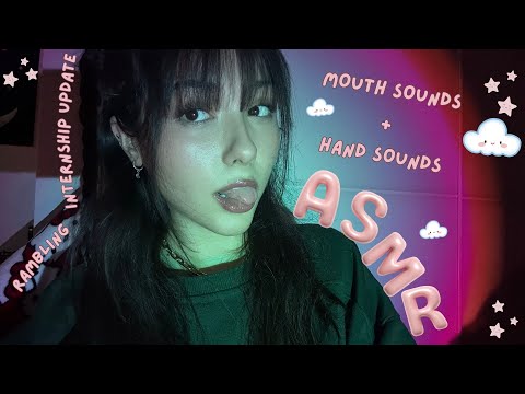 ASMR💤🌙 Super Tingly Mouth Sounds + Hand Sounds + Rambling With The Maono T5 Wireless And New Light