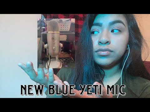 ASMR TESTING MY NEW BLUE YETI MICROPHONE!!!!😴😴😴