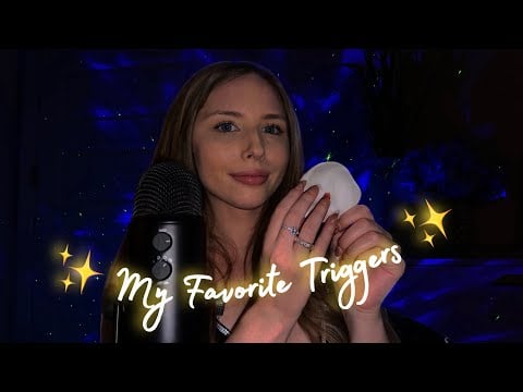 ASMR My Favorite Triggers ✨🤍🌟