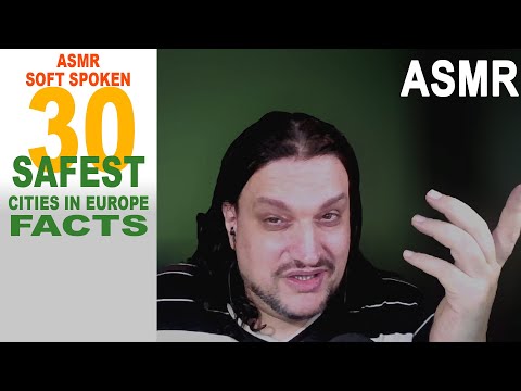 TOP 30 SAFEST Cities in Europe to Travel 2024 With Facts and Stats | ASMR soft spoken
