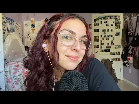 ASMR | repeating my intro (hand movements, mouth sounds) *tingly!*