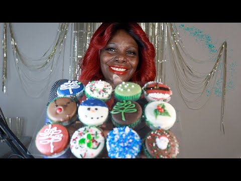 Chocolate Factory Holiday Sprinkle Treats ASMR Eating Sounds