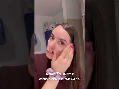 How To Apply Moisturizer 🧴