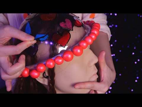 머리에 끈적끈적 글라스데코 붙이기, 뚜뚜뚜뚜 소리｜잠오는 ASMR