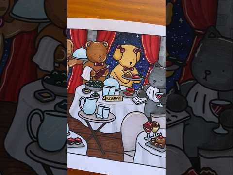 ASMR | Pintando Bobbie Goods Um dia no trabalho - Crítico gastronômico | #asmr #bobbiegoods #pintar