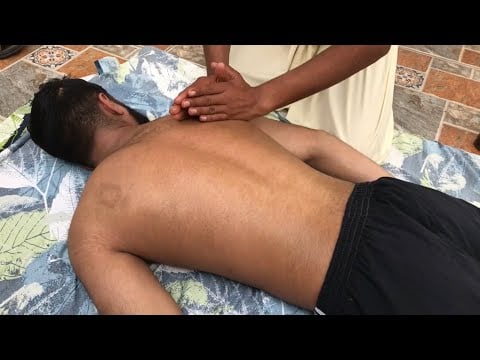 Strong Deep Tissue Back Massage 💈| ASMR | NO TALKING | ✨