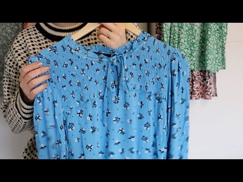 ASMR Whisper Spring/Summer Fashion Haul ♡  Fabric  Sounds