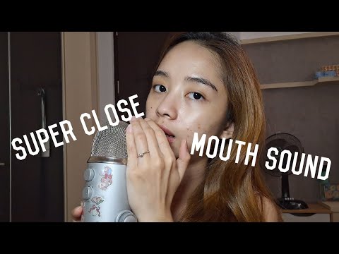 ASMR mouth sounds that are so close to the microphone 😗