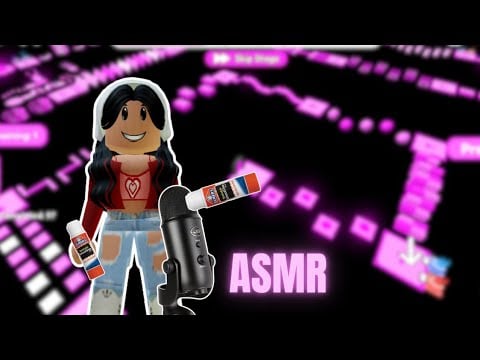 [Roblox ASMR] GLUE ON MIC ASMR 😴💤 | Pink Obby