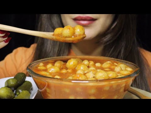 ASMR BURGUL DUMPLINGS CHICKPEA SOUP PICKLES CRUNCHY SOFT MUKBANG #asmr #soup #pickles #dumplings
