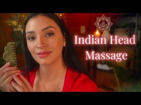 ASMR Indian Head Massage For Sleep | Scalp Relaxation & Deep Calm