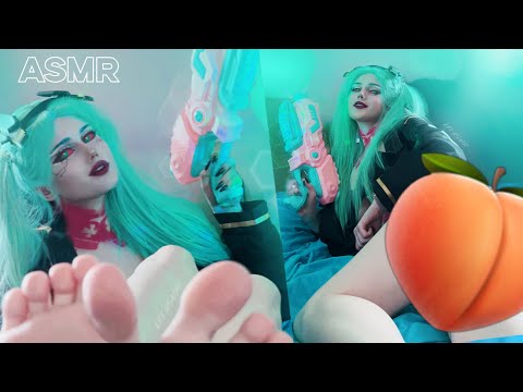 ♡ ASMR Cloth Scratching / Cosplay Rebecca Cyberpunk