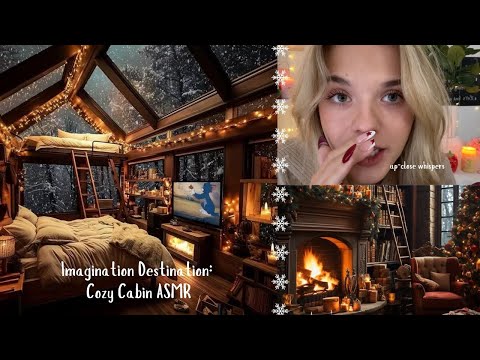 ASMR For Charity 🤎 Imagination Destination: Cozy Cabin 🪵