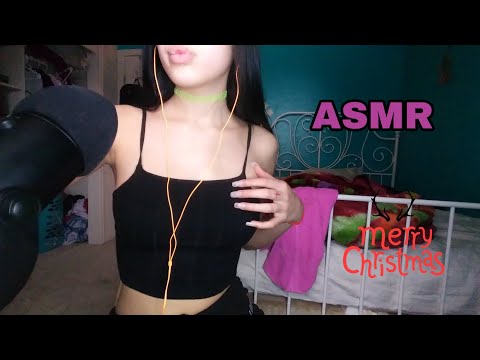 ASMR | Scratching Shirt | Mouth Sounds 💓