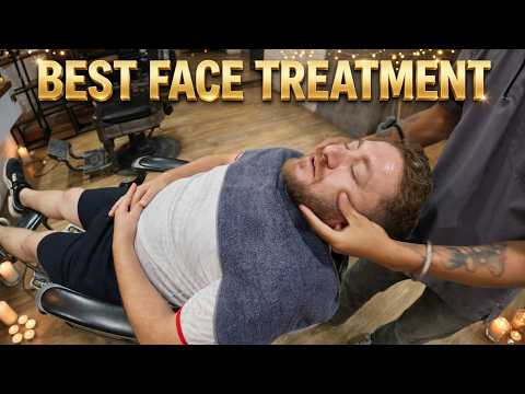 💈 Headache & Facial Treatment I Deep Sleep Barber Massage ASMR