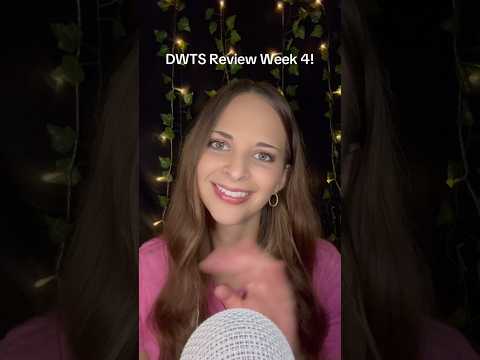 My DWTS Week 4 Thoughts 💃✨ + I LOVE Jan & Tatyana 😂 ASMR #shorts