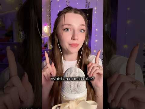 Which sound is fake? #asmr #asmrsounds #asmrrelax #asmrtingles #asmrsleep #relax #tingles #whispers