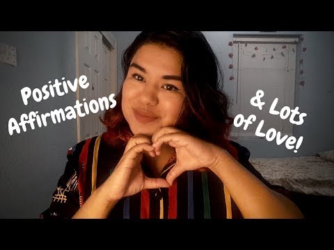 ASMR Whispered Positive Affirmations & Finger Fluttering