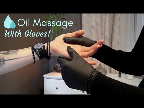 Arm and Hand Oil Massage (with Latex Gloves)