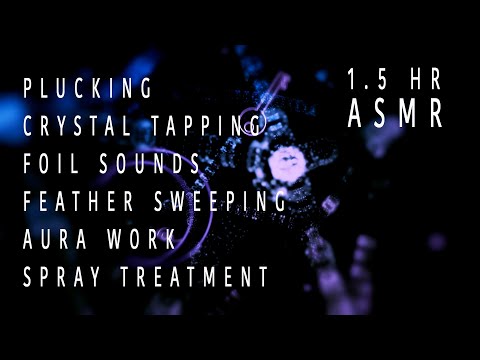 ASMR | Plucking | Sprays | Aura Work | Foil | Crystal Tapping | Feather | Reiki