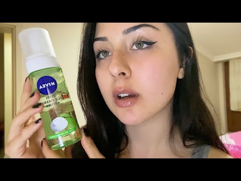 Saç & Yüz Ürünlerimi Tanıtıyorum | Tıkırtı Ve Fısıtılı Konuşma | Türkçe ASMR