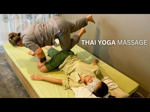 [ASMR] STRONG Ancient Thai Yoga MASSAGE!