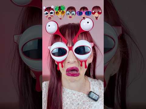 🧿 😎  Unboxing the Most Weirdest Glasses #funny #unboxing #emoji