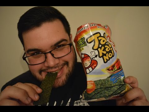 [NO TALKING] ASMR Eating Crispy Seaweed (mouth sounds, crunchy)