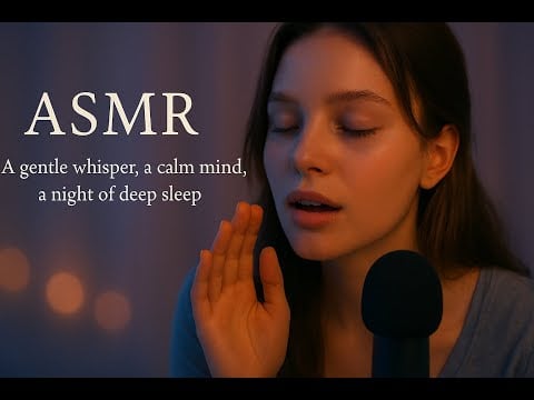 ASMR | A gentle whisper, a calm mind, a night of deep sleep