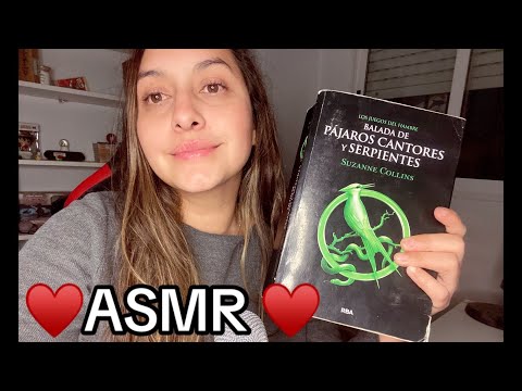 ASMR | MARTES DE LECTURA SUSURRADA [LOS JUEGOS DEL HAMBRE 🐦‍⬛🐍] parte 3 ♥️♥️