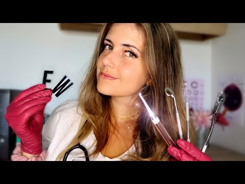 ASMR deutsch | CRANIAL NERVE EXAM mal anders (slow & unpredictable) Doctor Arzt Roleplay german