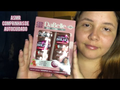 ASMR - Mostrando as minhas compras de farmácia pra você dormir e relaxar 😴❤️