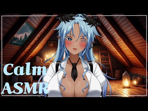 [ ASMR / 3DIO ] ASMR 💙 Ear Kissing / Sniffing / Talking 💙