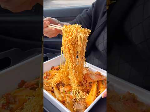 When Asian mom gets hungry and can’t wait to go home… #food #eating #hotpot #ramen