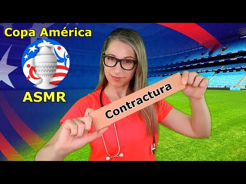 ASMR | Fisioterapeuta de fútbol | Copa América Roleplay médico | SusurrosdelSurr | Español