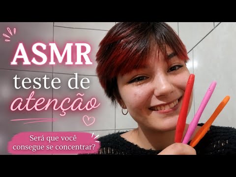ASMR- Você está conseguindo focar?🤔❤️